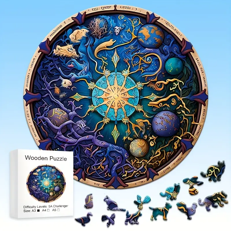 Party Games Adults Funny - Wooden Jigsaw Puzzles for Adults Kids,