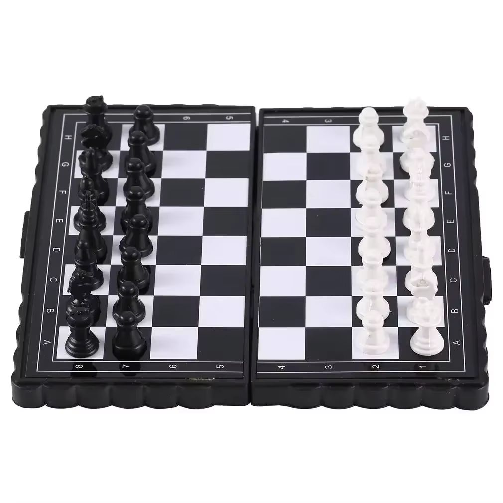 Party Games Children - 1Pc Mini Magnetic Chess Set Folding