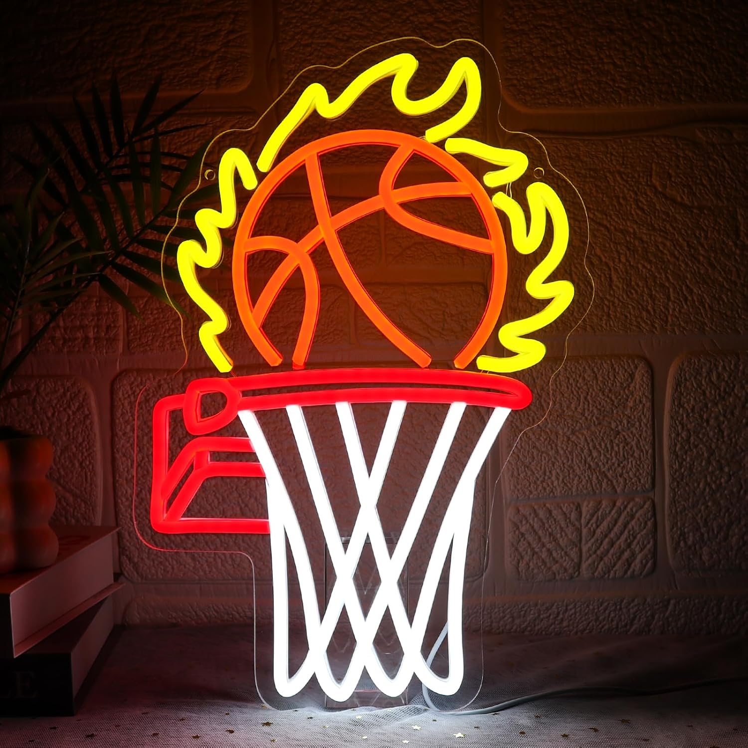 Party Games College - Basketball Neon Sign Art Wall Light