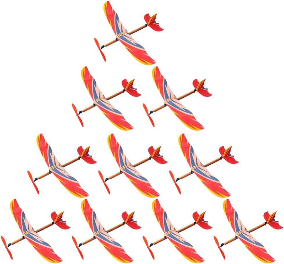 Party Games Children - 5/10Pcs Rubber Band Powered Airplane Model