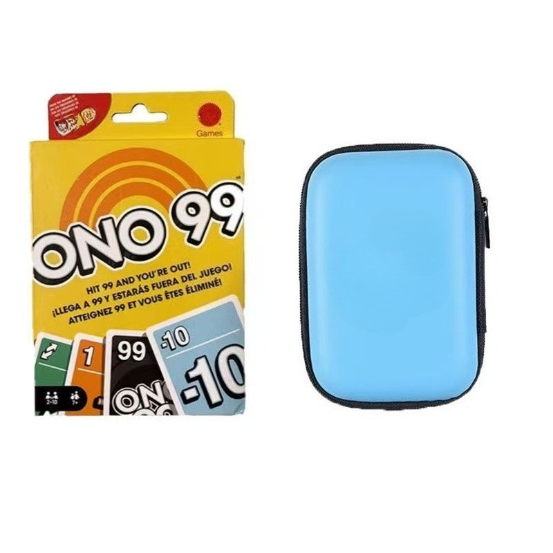Party Games Kids Indoor - ONO99 Matching Cards Travel Zipper Case