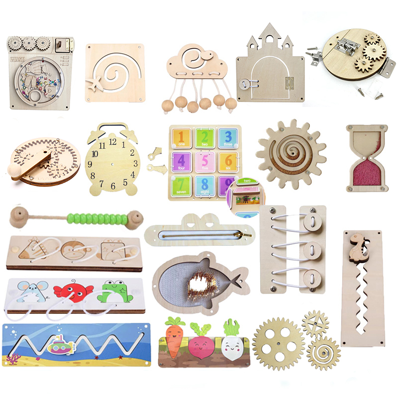 Party Games At Home - Baby Busy Board Accessories Montessori Toys