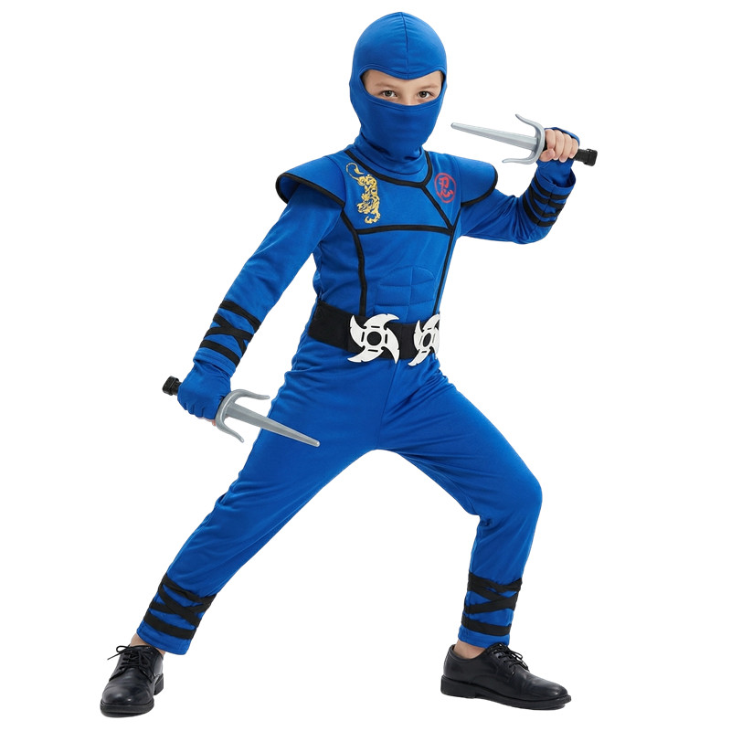 Black and Blue Ninja Costume f – обзор и цена Party Games Children
