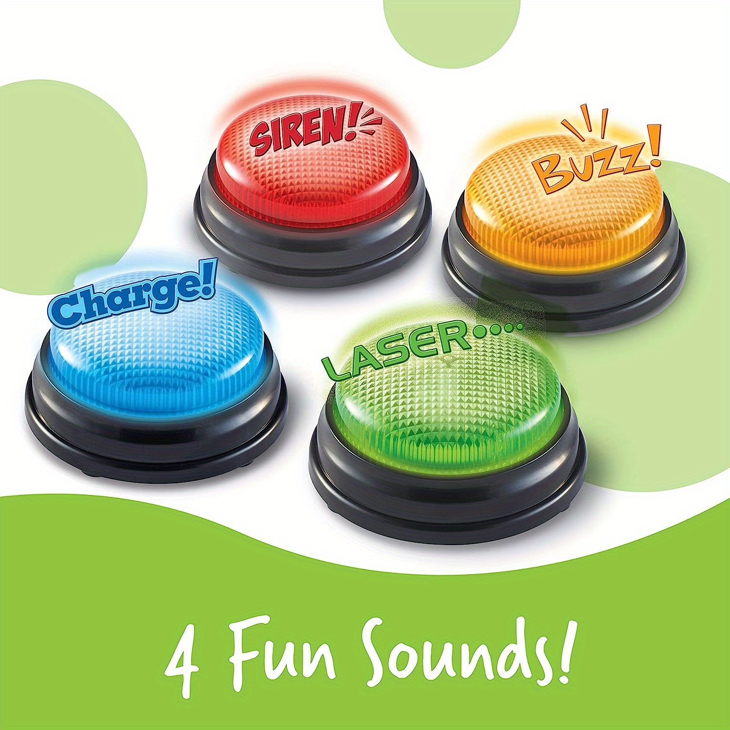 4pcs Lights and Sounds Buzzers – обзор и цена Party Games Children