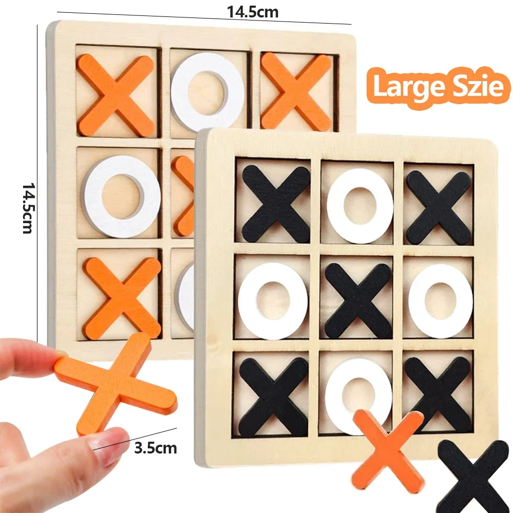 Wooden XO Tic Tac Toe Game Min – обзор и цена Party Games Kids Indoor