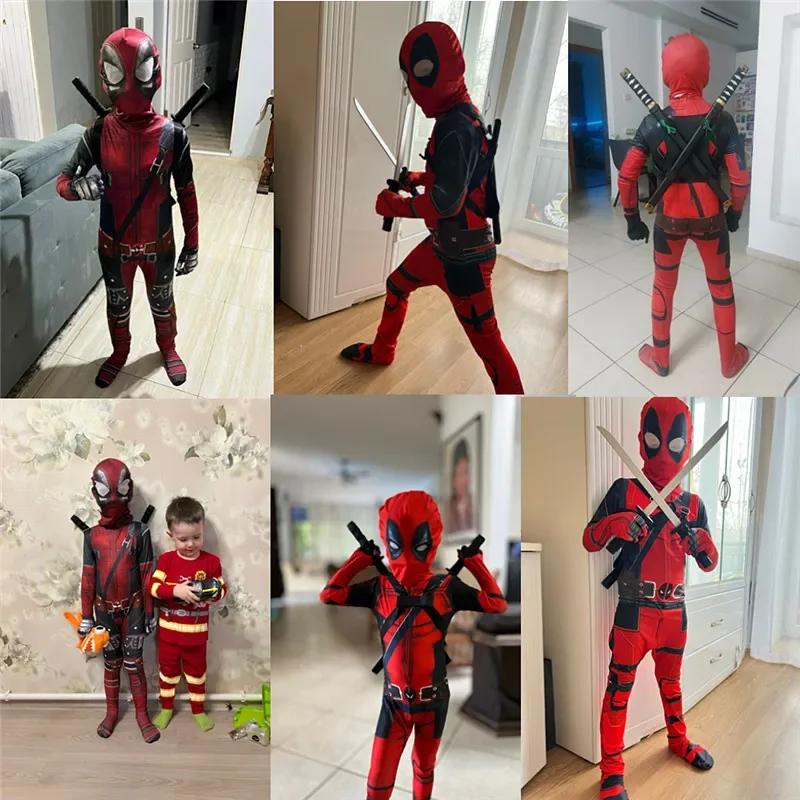 Deadpool Movie Superhero Costu – обзор и цена Party Games Children
