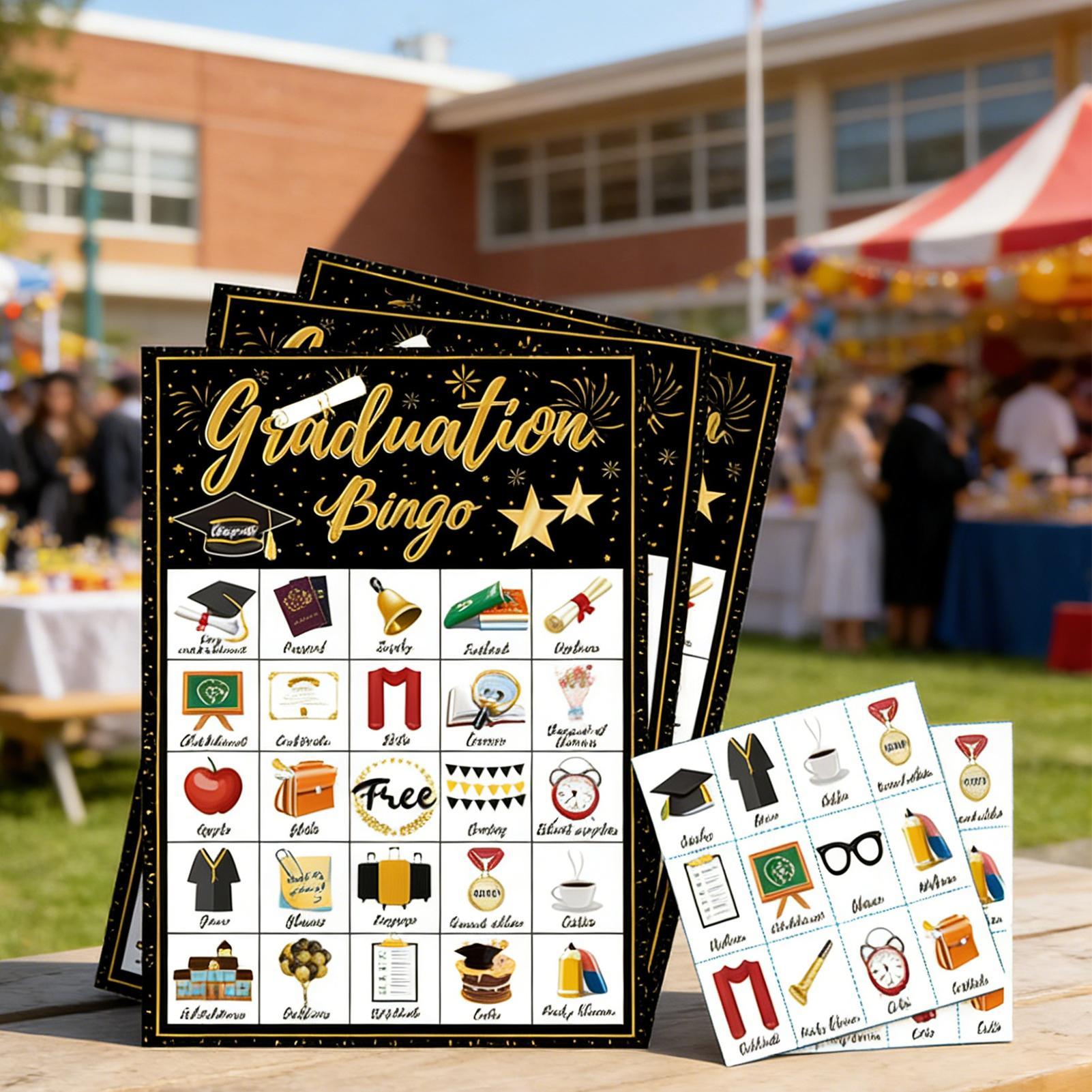 Graduation Bingo Game 24-Playe – обзор и цена Party Games College