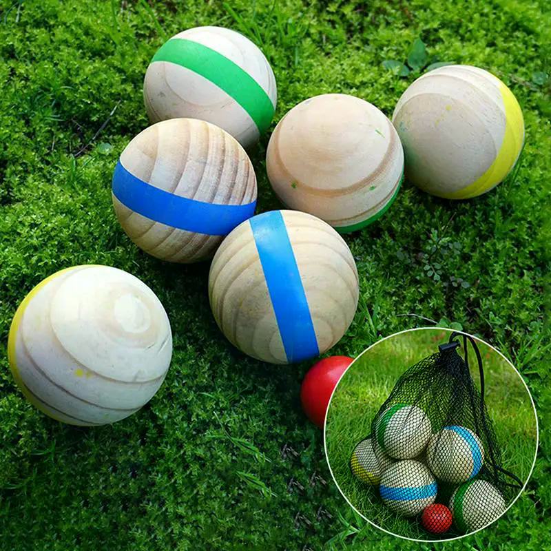 Durable Wooden Bocce Balls for – обзор и цена Bocce Ball Lawn