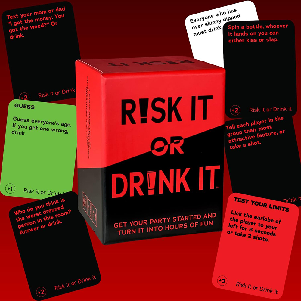 Risk It Or Drink It Fun Party  – обзор и цена Party Games College