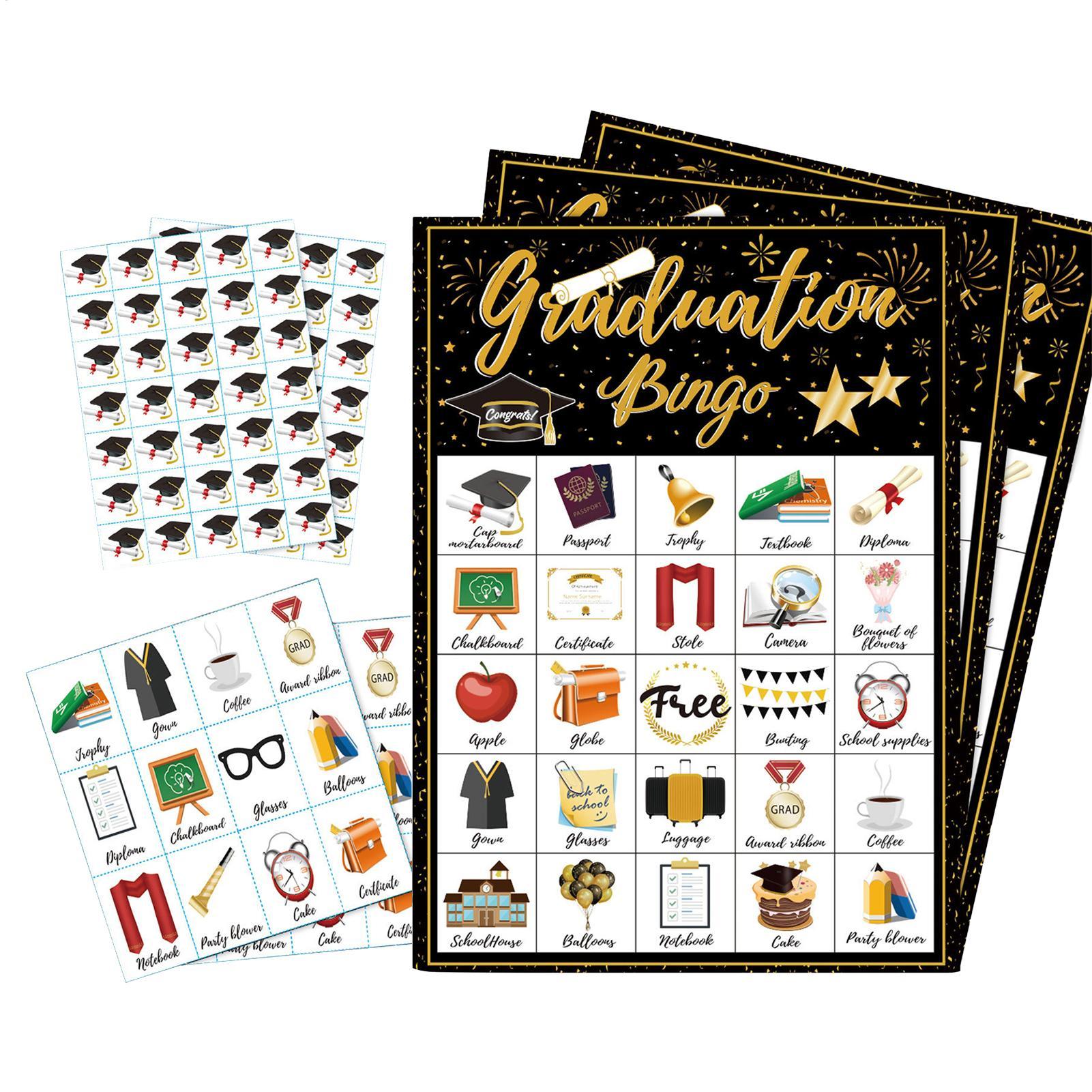 Graduation Bingo Game Cards 24 – обзор и цена Party Games College