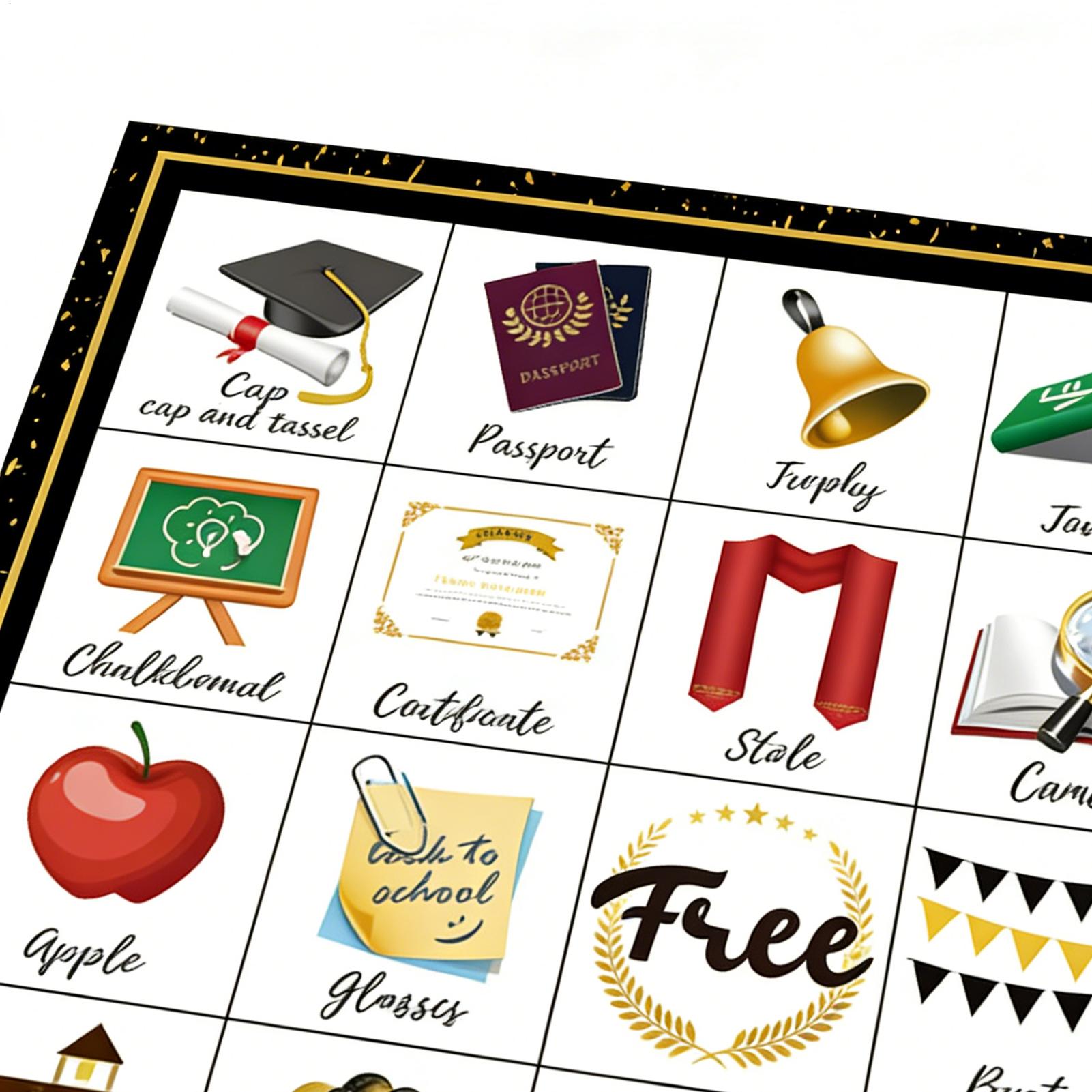 Graduation Bingo Game Cards 24 – обзор и цена Party Games College
