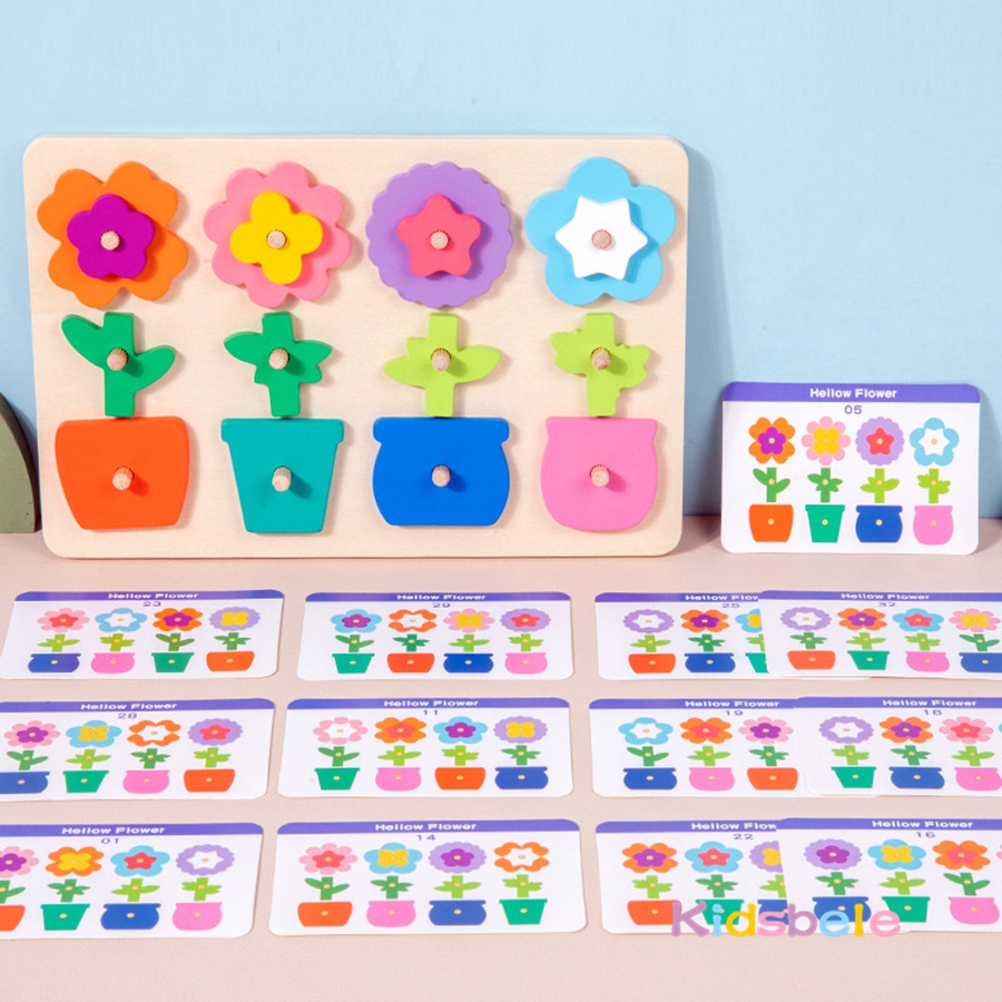 Montessori DIY Wooden Flower P – обзор и цена Party Games At Home