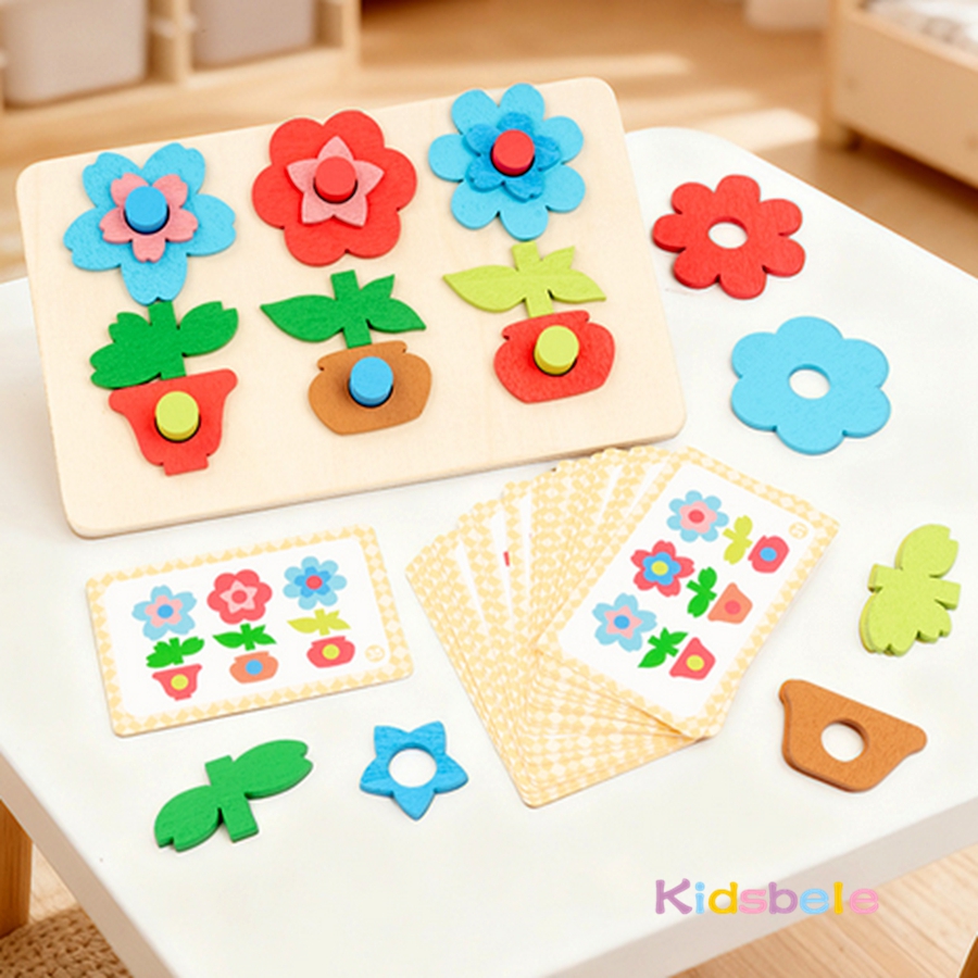 Montessori DIY Wooden Flower P – обзор и цена Party Games At Home