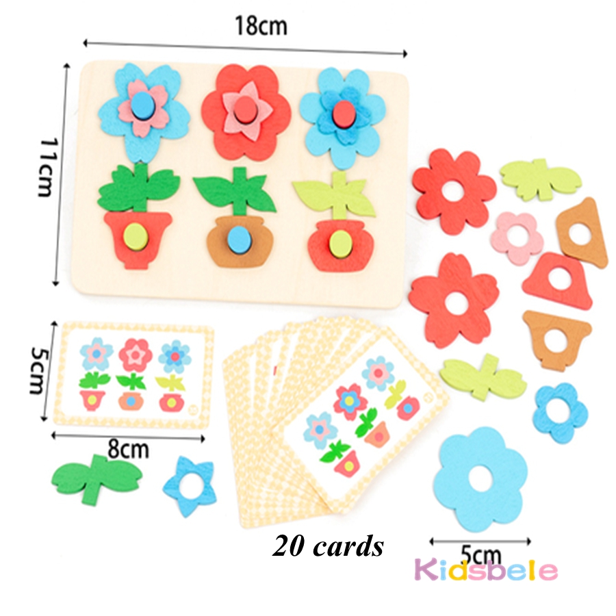 Montessori DIY Wooden Flower P – обзор и цена Party Games At Home