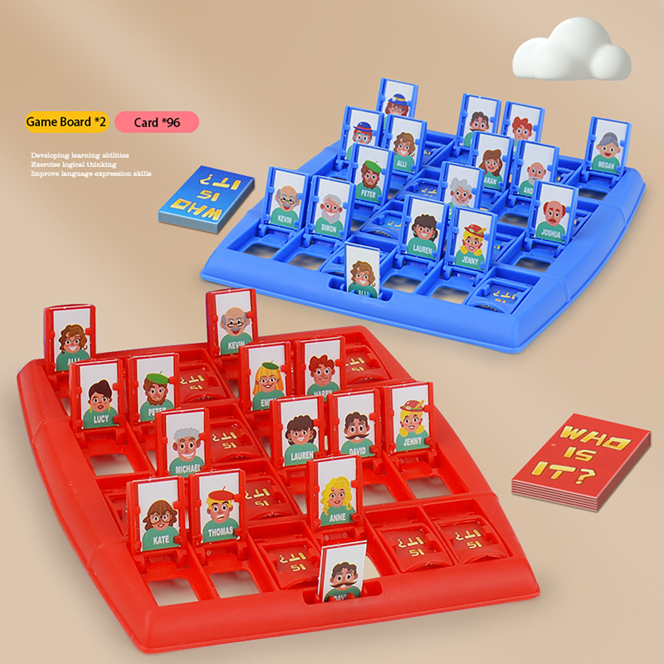 Family Guessing Board Game Who – обзор и цена Party Games At Home