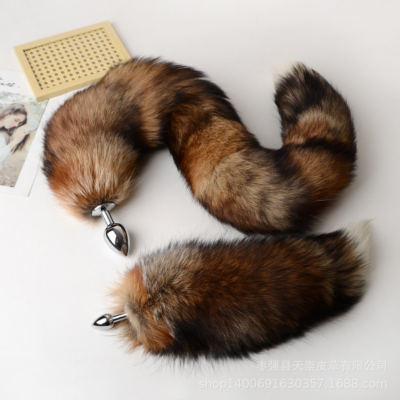 30-100cm Sexy Real Fox Tails w – обзор и цена Party Games Adults Funny