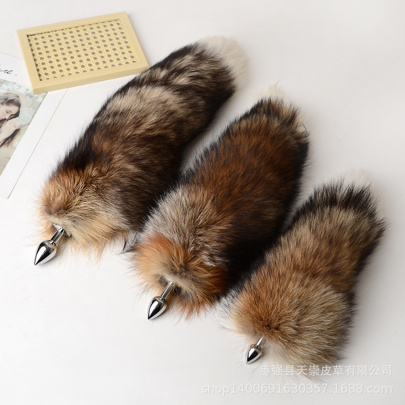 30-100cm Sexy Real Fox Tails w – обзор и цена Party Games Adults Funny