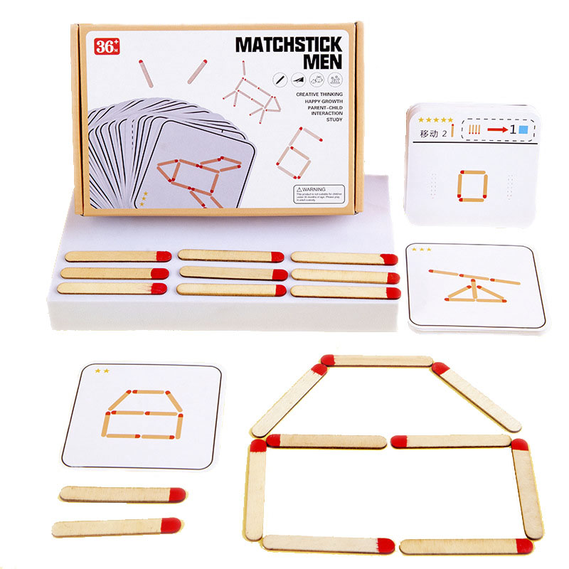 Montessori Matches Puzzles Gam – обзор и цена Party Games Kids Indoor
