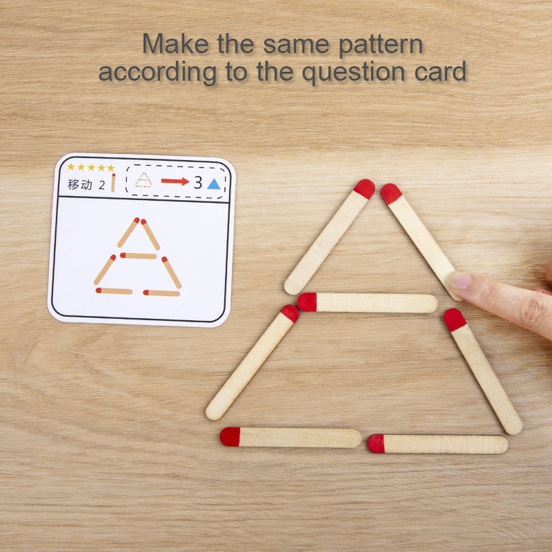 Montessori Matches Puzzles Gam – обзор и цена Party Games Kids Indoor