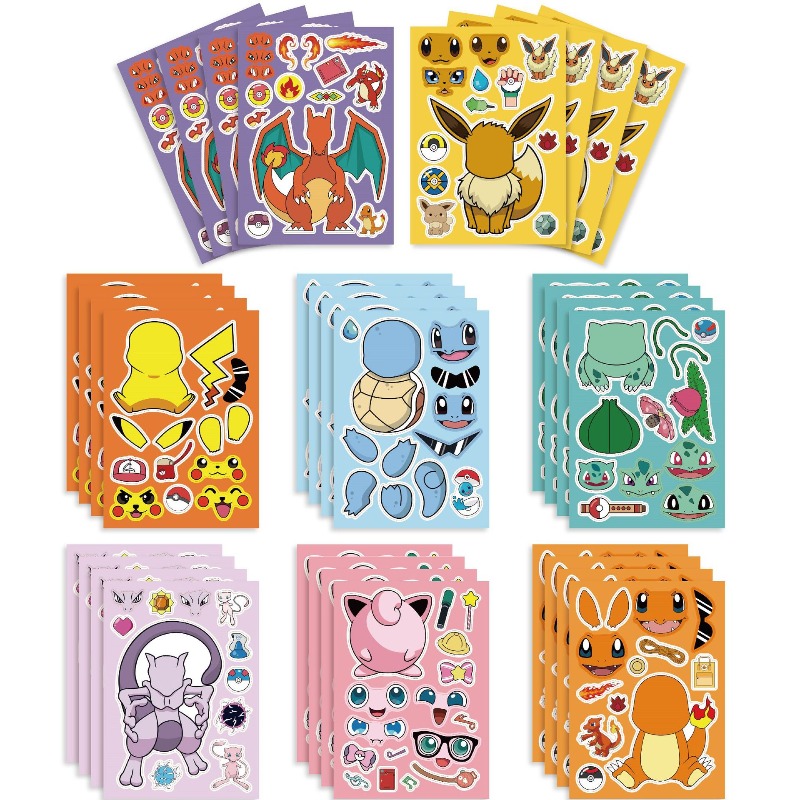 new 8/24Sheets Pokemon Puzzle  – обзор и цена Party Games Good