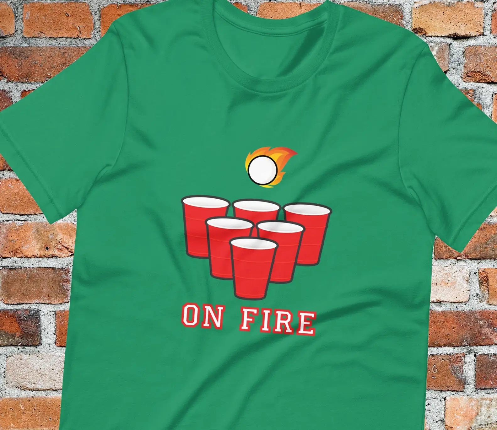 Beer Pong On Fire T Shirt Flip – обзор и цена Party Games College