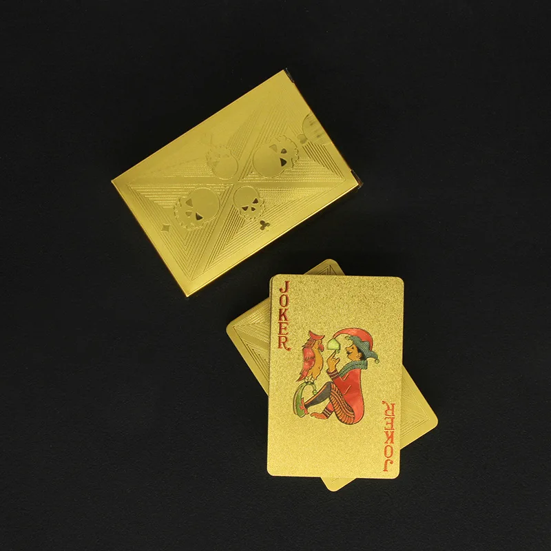 Gold Foil Skull Poker Cards Wa – обзор и цена Party Games Using Playing Cards