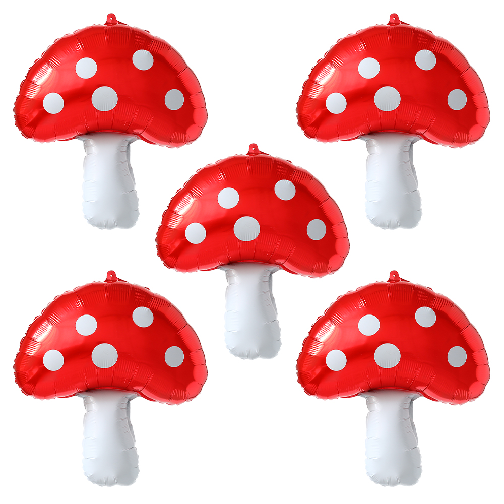 5/3/1Pcs Red Mushroom Foil Bal – обзор и цена Games Garden Party