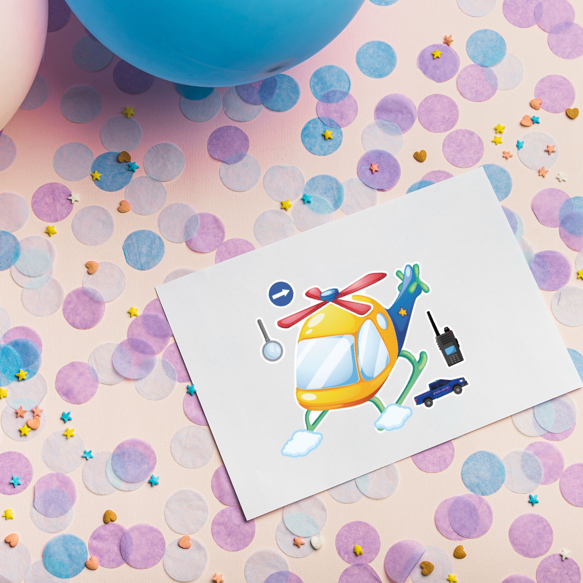 16Sheets Cartoon Vocation Poli – обзор и цена Party Games Children