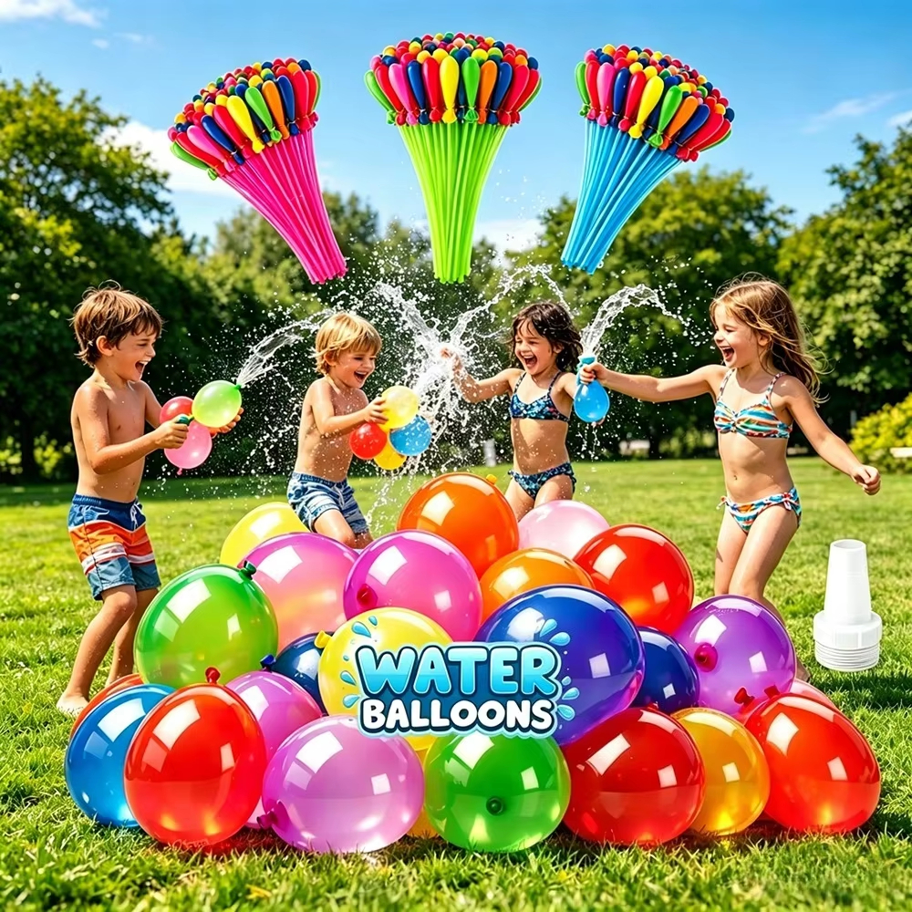 111Pcs Rapid Fill Water Globos – обзор и цена Party Games Bomb