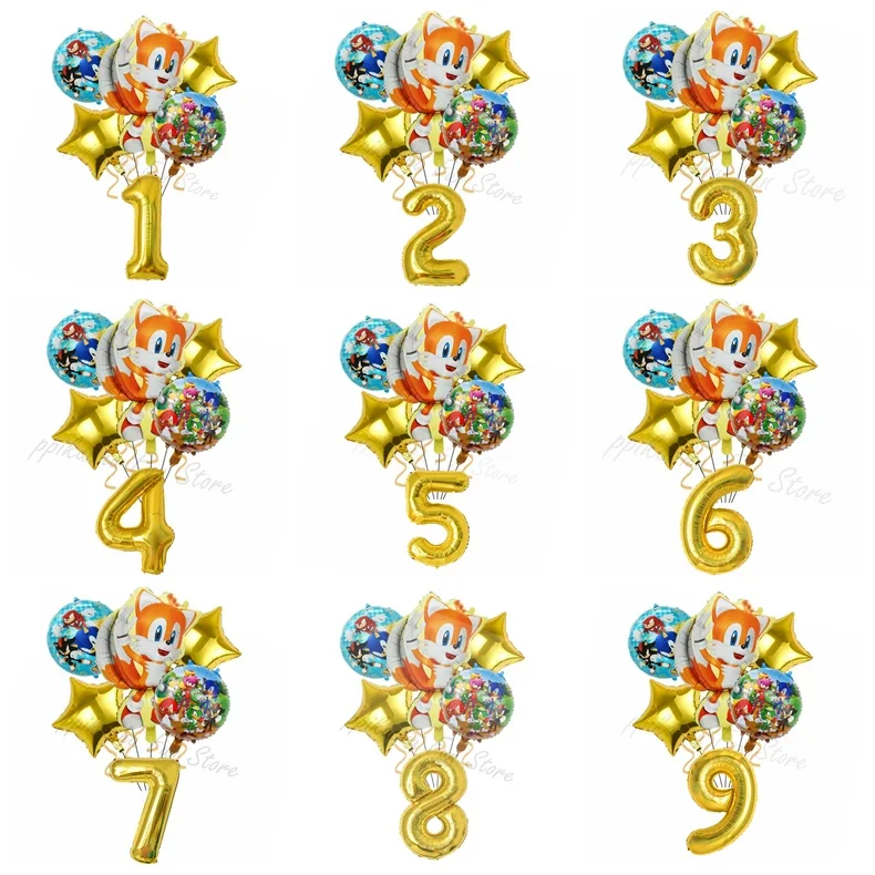 6PCS Anime Shadow Cartoon Ball – обзор и цена Party Games Good