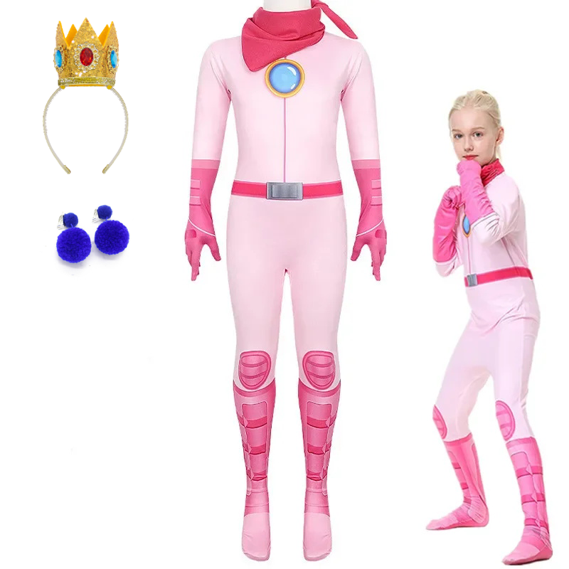 Girls Peach Princess Jumpsuit  – обзор и цена Party Games Children