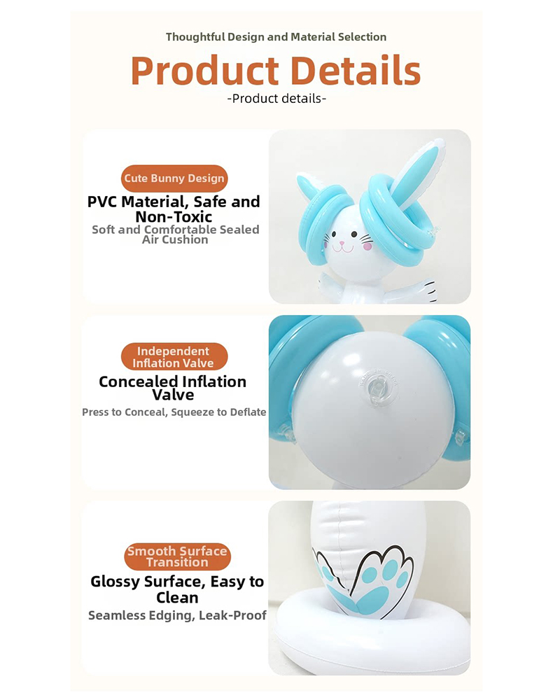 Easter Inflatable Bunny Ring T – обзор и цена Party Games Children