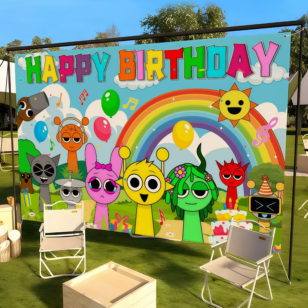 Game S-Sprunki Brithday flag C – обзор и цена Games Garden Party