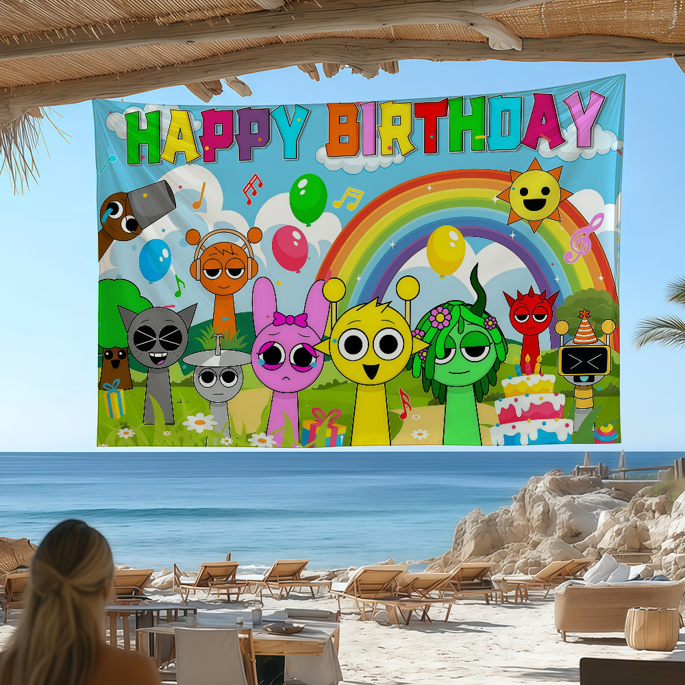 Game S-Sprunki Brithday flag C – обзор и цена Games Garden Party