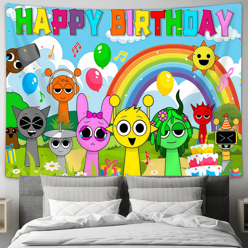 Game S-Sprunki Brithday flag C – обзор и цена Games Garden Party