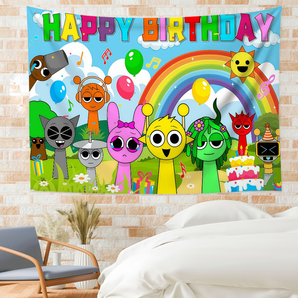 Game S-Sprunki Brithday flag C – обзор и цена Games Garden Party