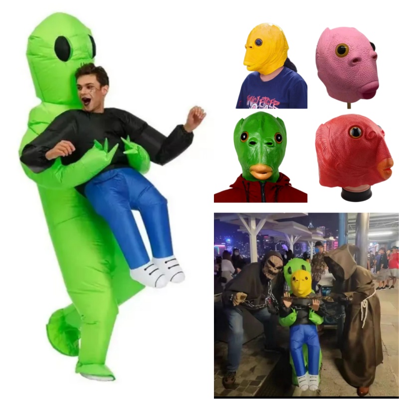Inflatable Alien Costume With  – обзор и цена Party Games Adults Funny