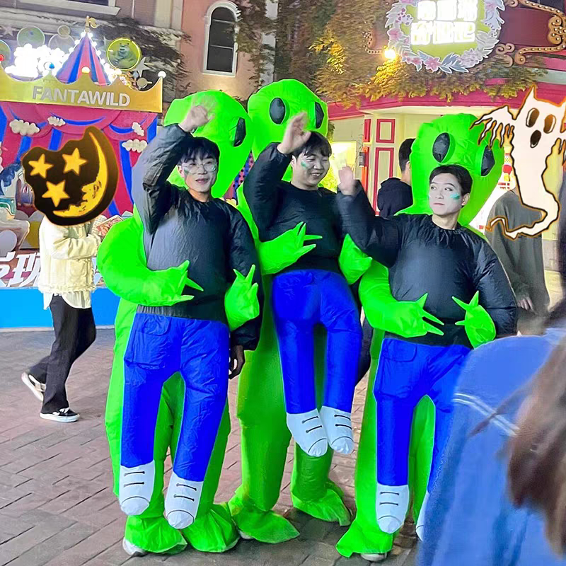 Inflatable Alien Costume With  – обзор и цена Party Games Adults Funny