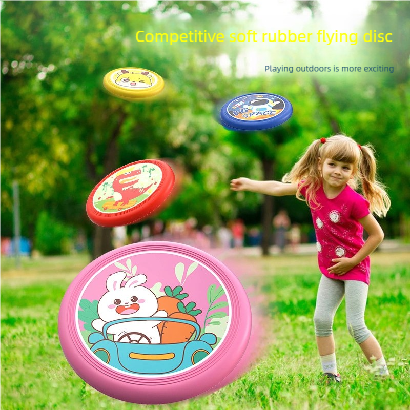 Kids Soft Rubber Frisbee Carto – обзор и цена Frisbee Freestyle Disc